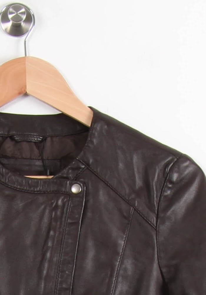 Blouson Marron - Taille S/36 de la marque Caroll | PARAD16712 - Vendu par Paradigme - Image 3