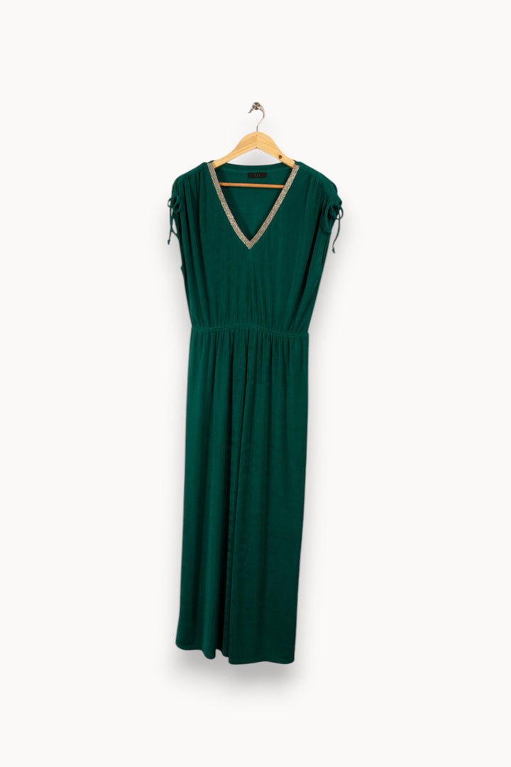 Robe longue verte - Taille M/38