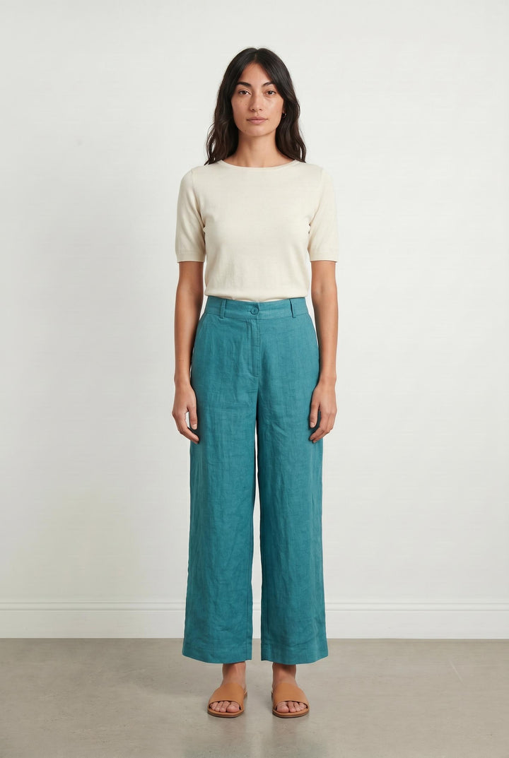 Pantalon Large Bleu - Taille S/36 de la marque La Fée Maraboutée | PARAD16754 - Vendu par Paradigme - Image 1
