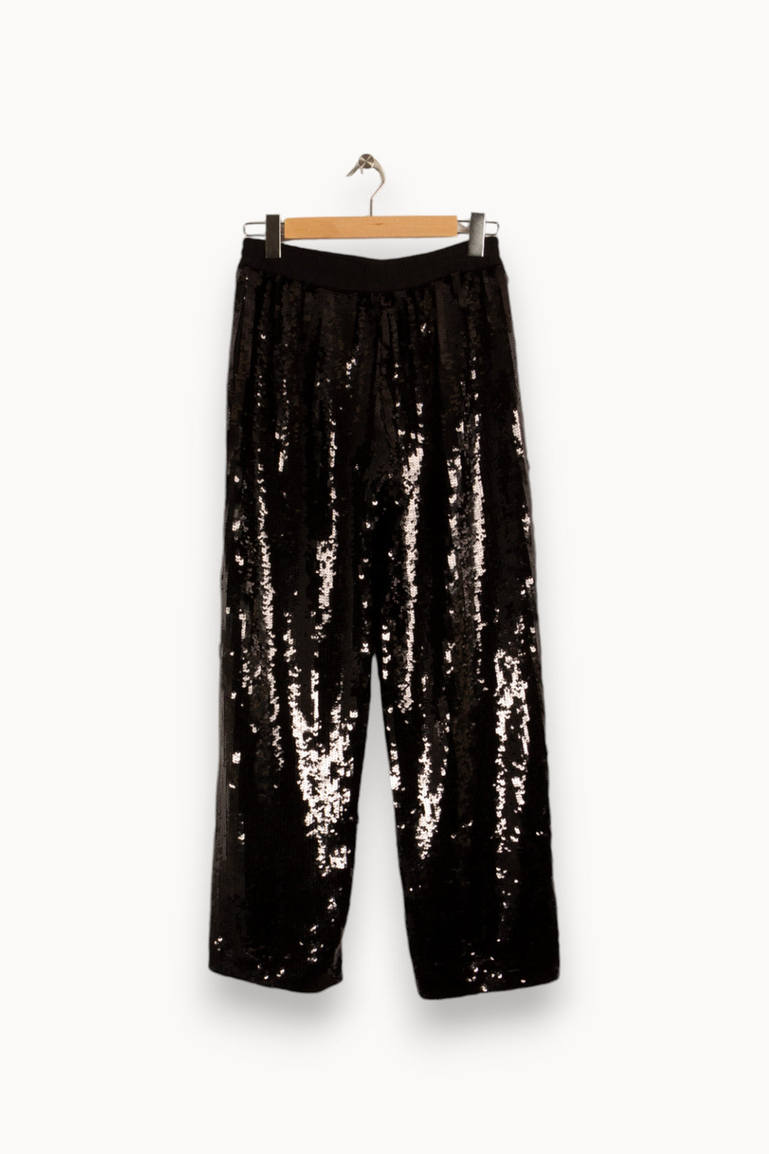 Pantalon noir à sequins - Taille M/38