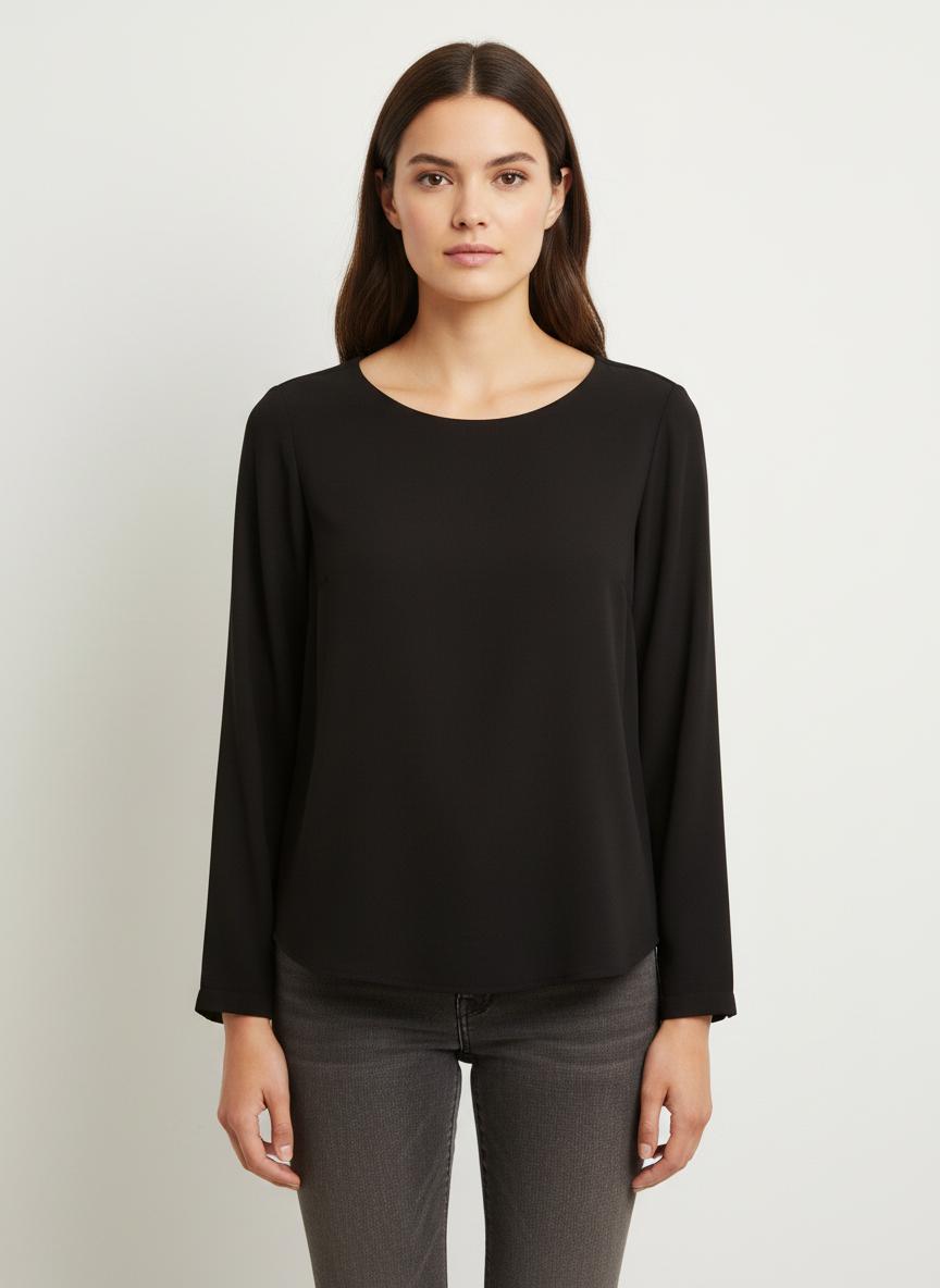 Blouse Noire - Taille S/36