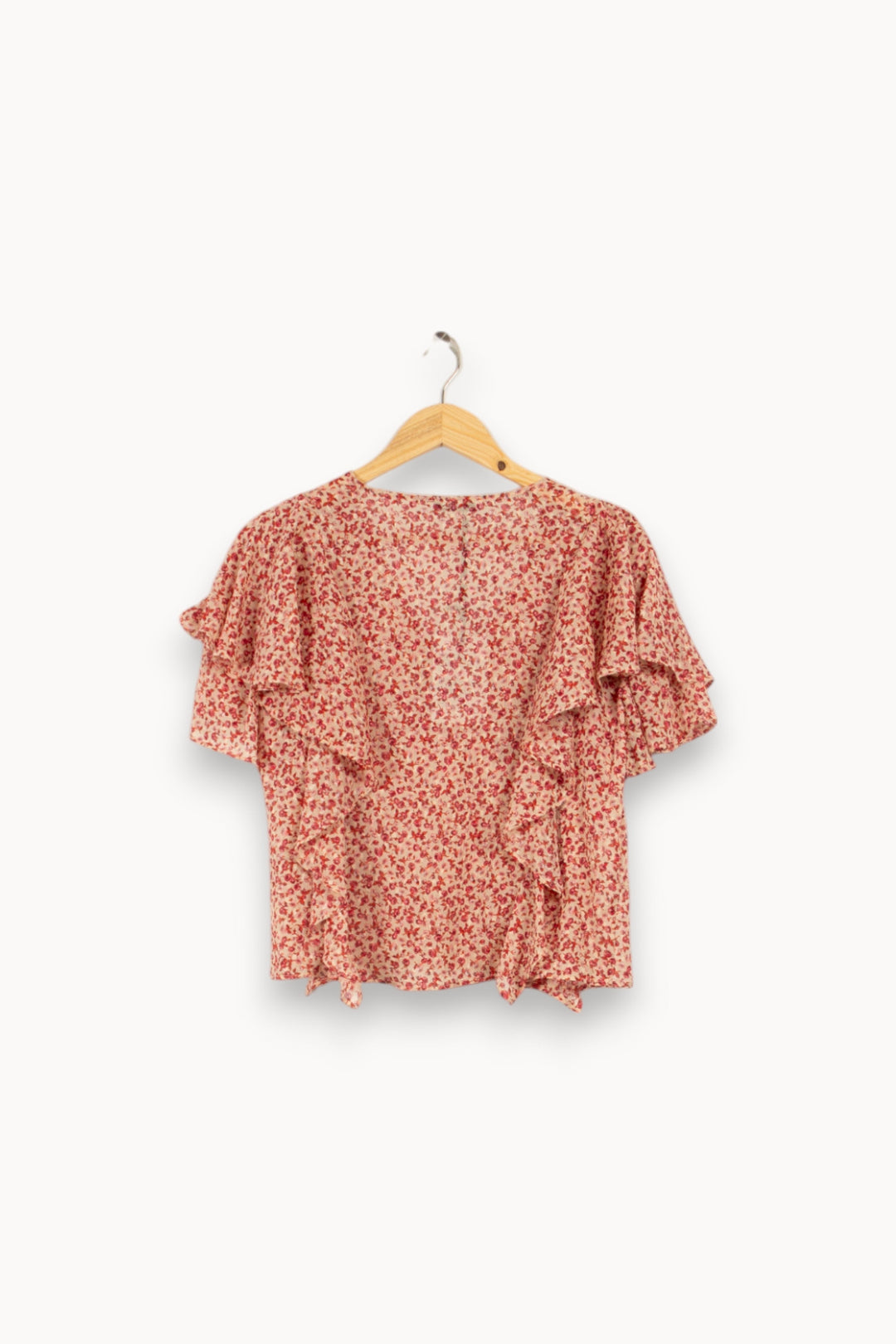 Blouse rose à motifs - Taille L/40