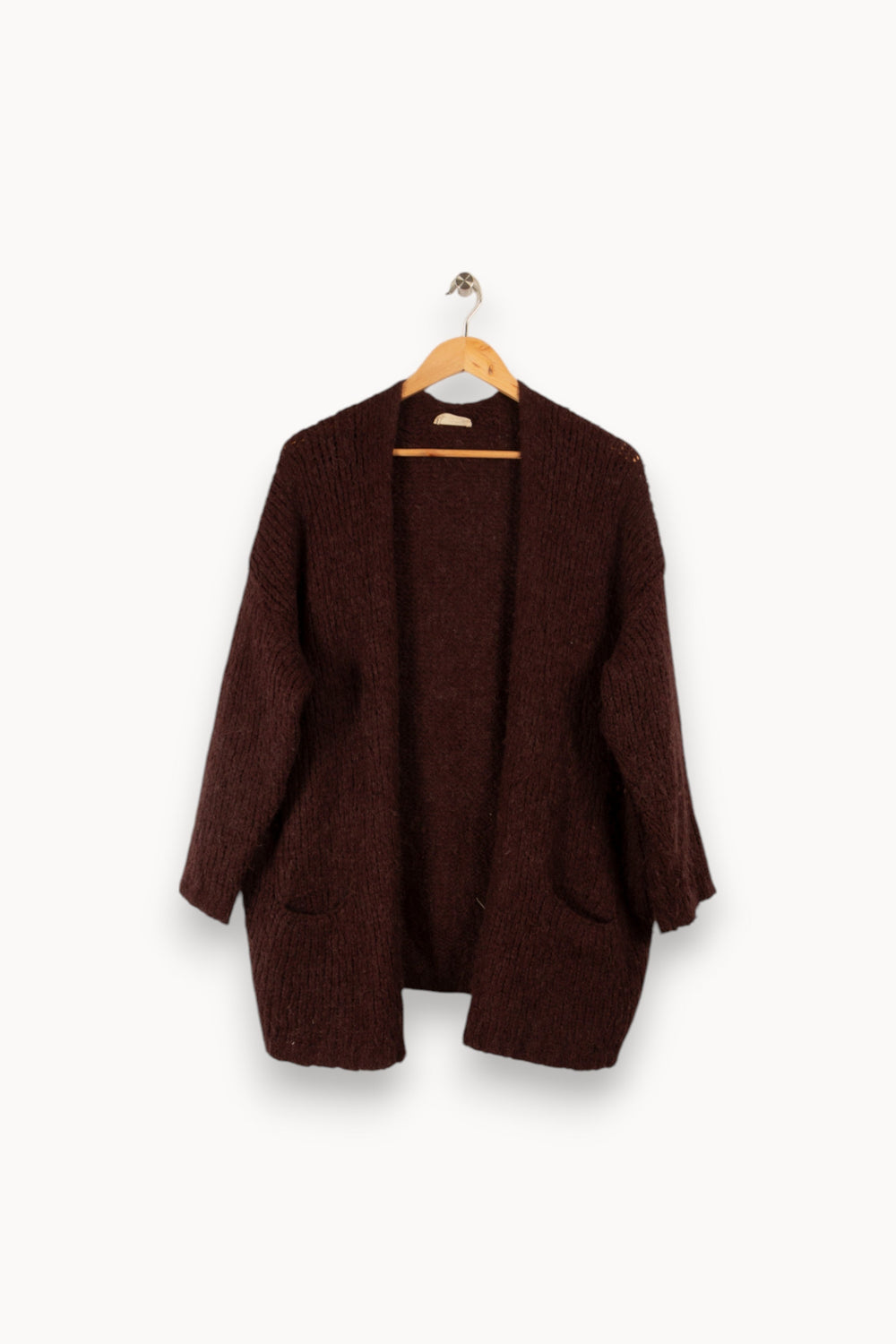 Cardigan bordeaux/marron - Taille S/36