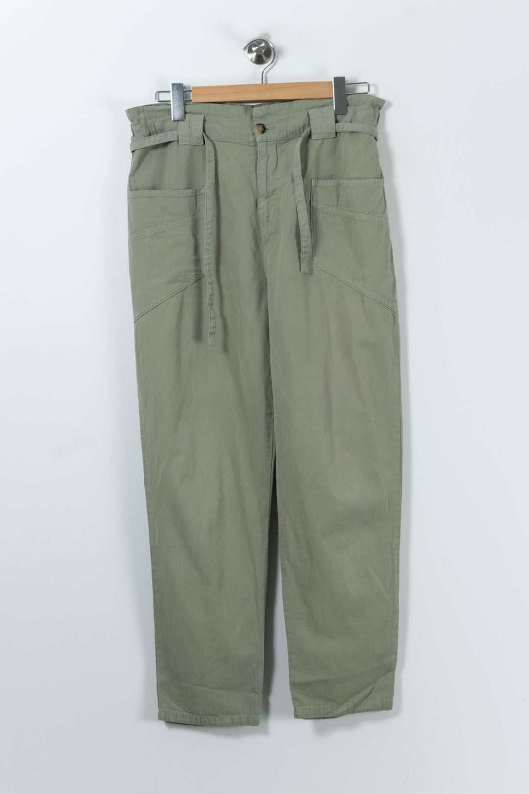 Pantalon Vert - Taille M/38 de la marque ba&sh | PARAD16788 - Vendu par Paradigme - Image 2