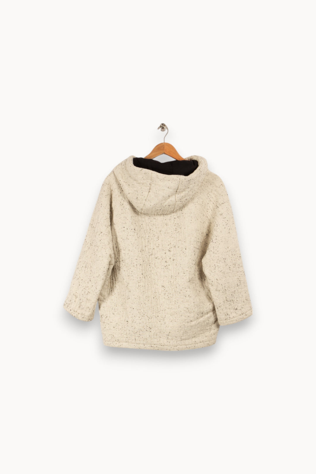 Manteau blanc à capuche - Taille XS/34