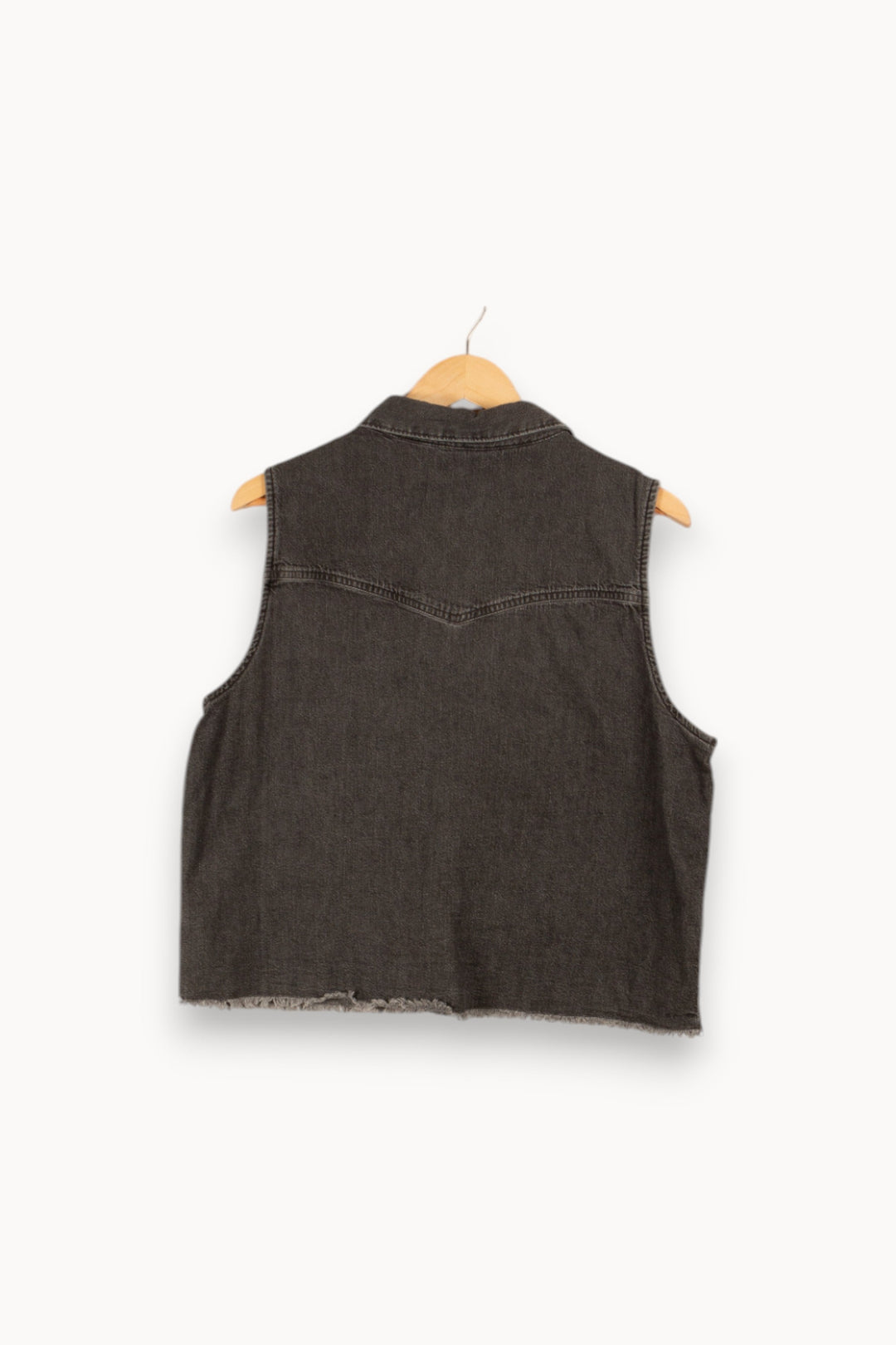 Veste sans manches gris foncé - Taille L/40