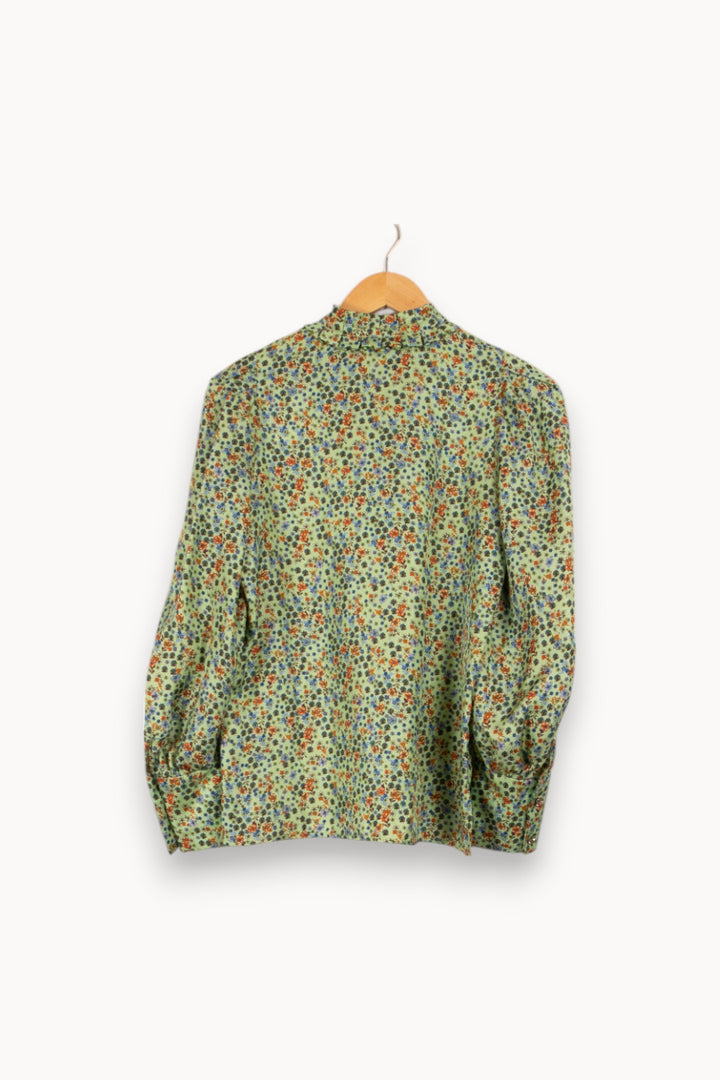 Chemise verte à motifs - Taille S/36