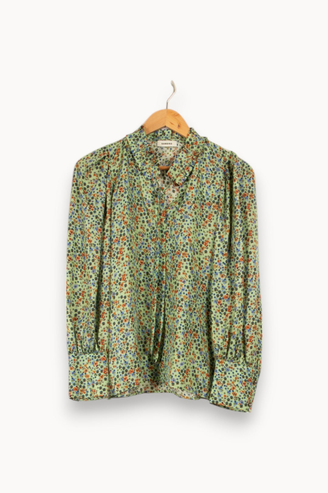 Chemise verte à motifs - Taille S/36