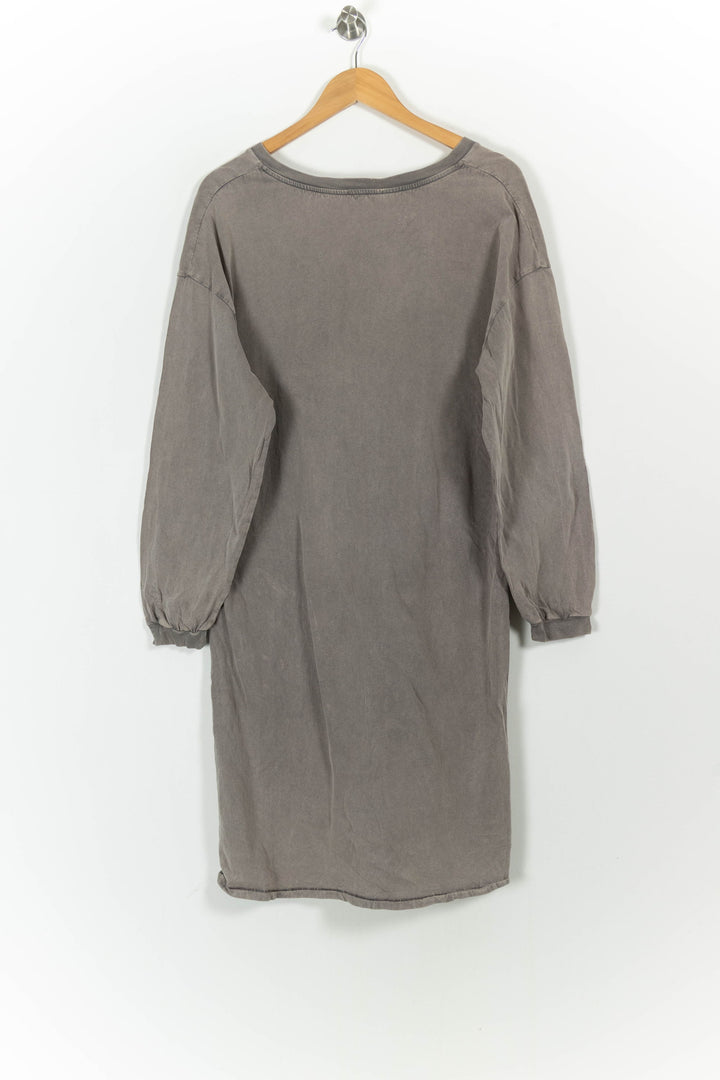 Robe Midi Grise - Taille S/36 de la marque American Vintage | PARAD16816 - Vendu par Paradigme - Image 4