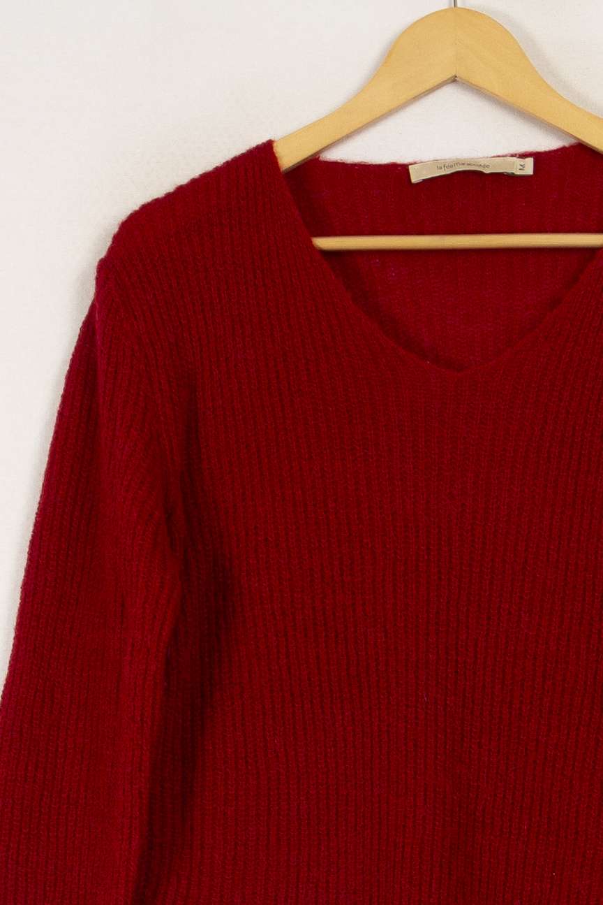 Pull en maille rouge - Taille M/38