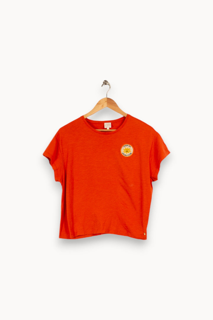 T-shirt orange - Taille S/36