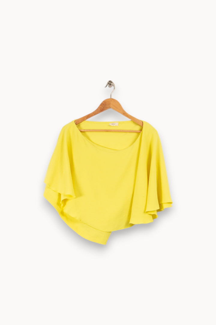 Top jaune fluo - Taille S/36