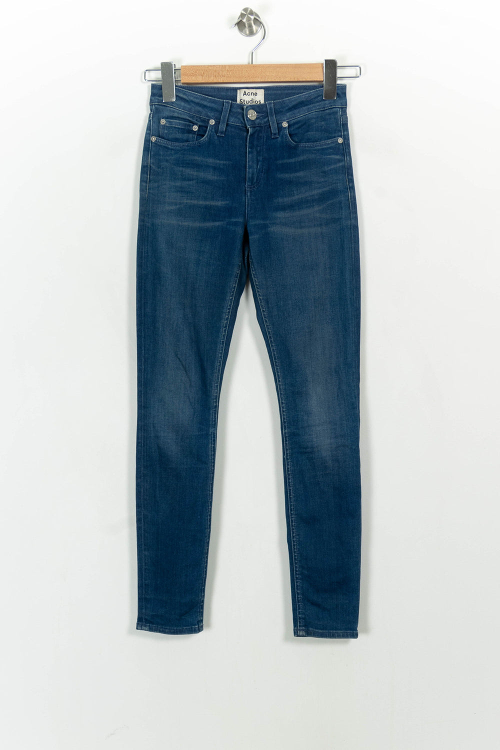 Jean Slim Bleu - Taille XS/34 de la marque Acne Studios | PARAD17065 - Vendu par Paradigme - Image 2