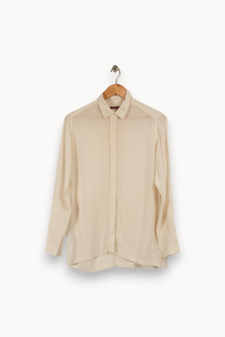 Chemise blanche/beige - Taille XS/34