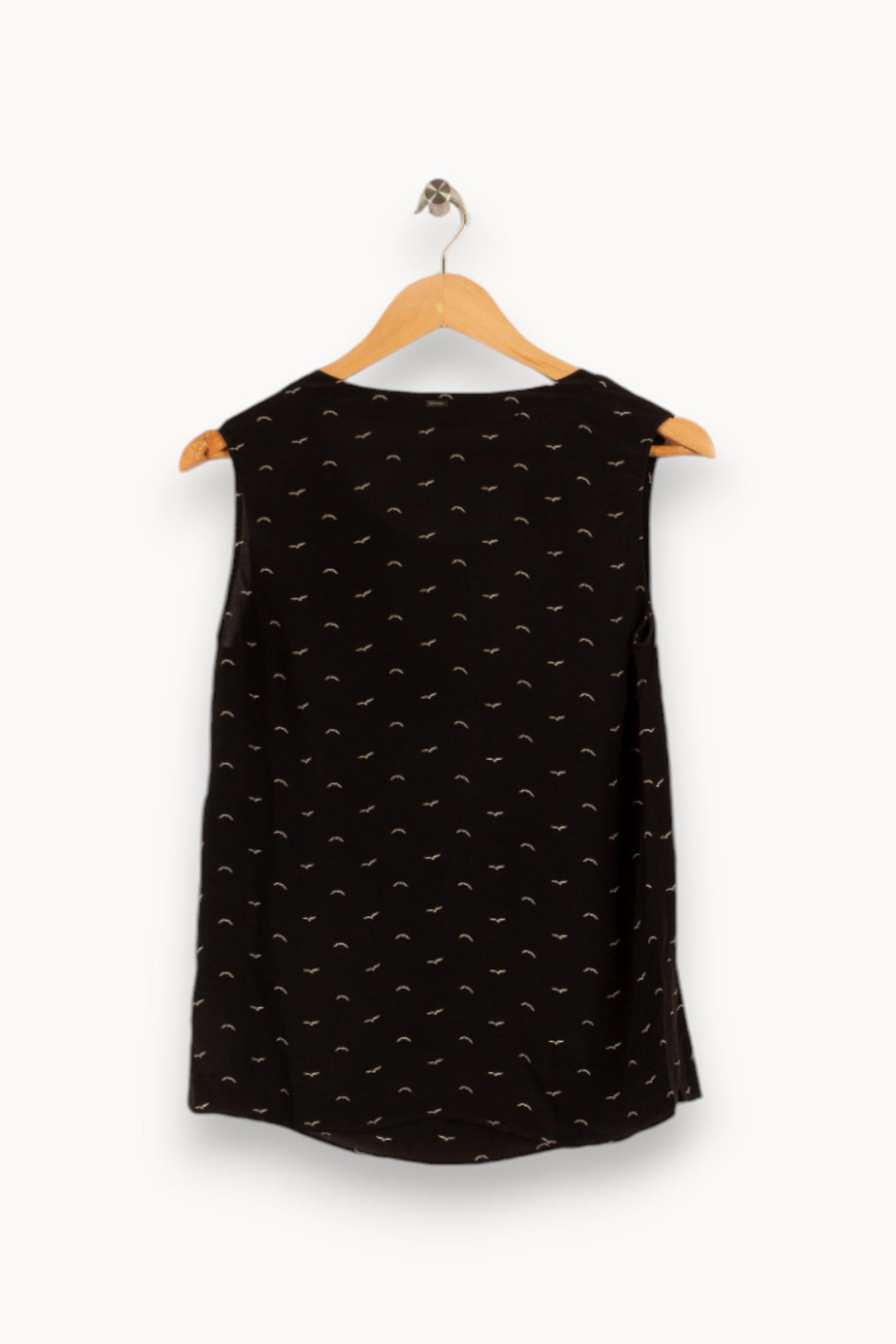 Blouse noire à motifs - Taille M/38