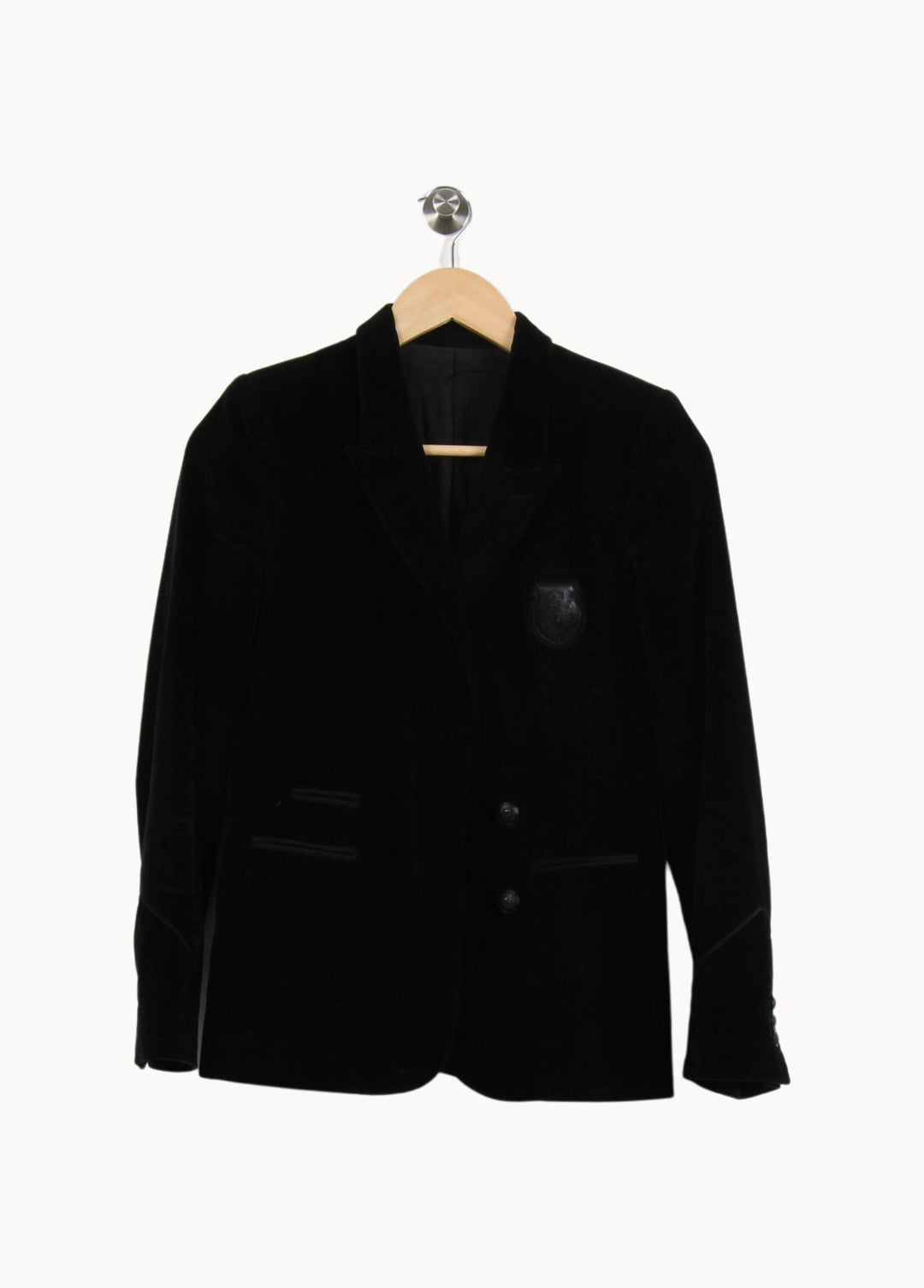 Veste De Costume Noire - Taille S/36 de la marque The Kooples | PARAD17146 - Vendu par Paradigme - Image 2