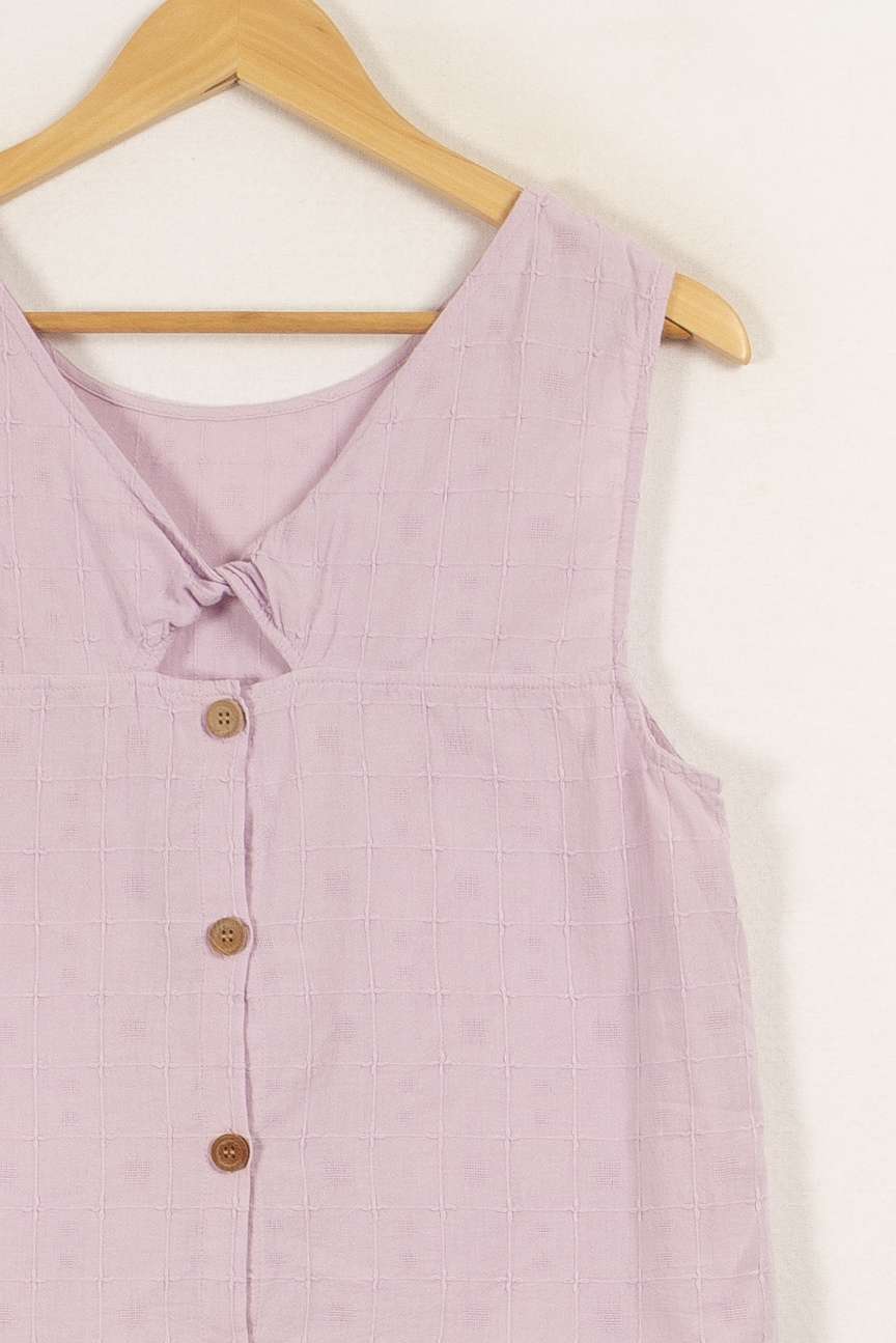 Top violet clair - Taille L/40