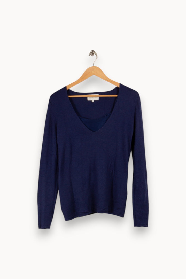 Sweat bleu foncé - Taille S/36