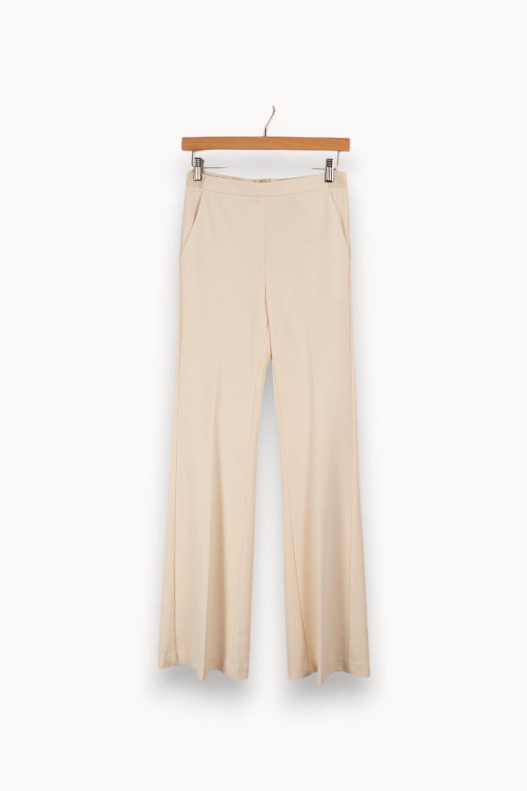 Pantalon blanc cassé élastiqué - Taille S/36