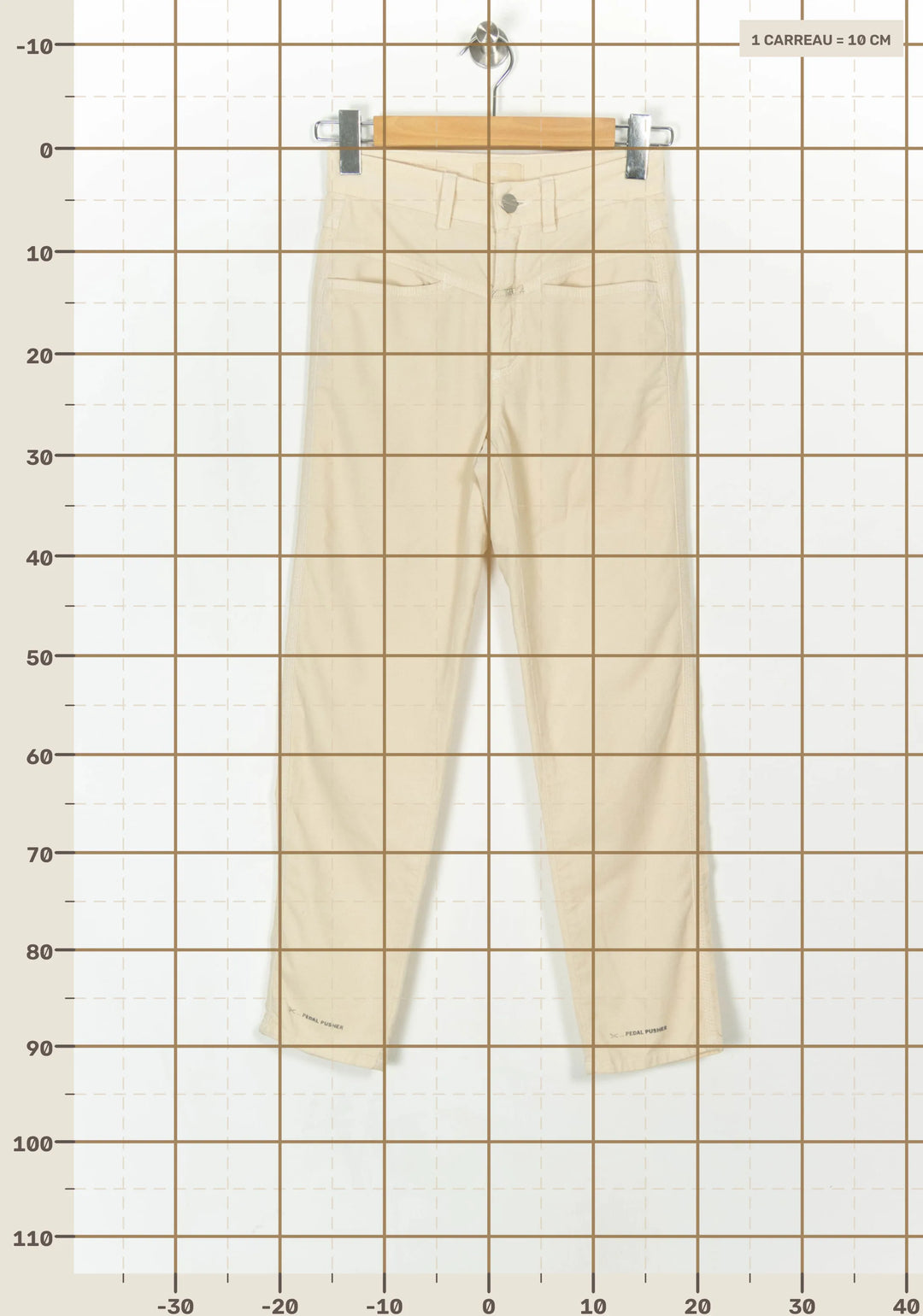 Jean Beige - Taille M/38 de la marque Closed | PARAD17199 - Vendu par Paradigme - Image 4