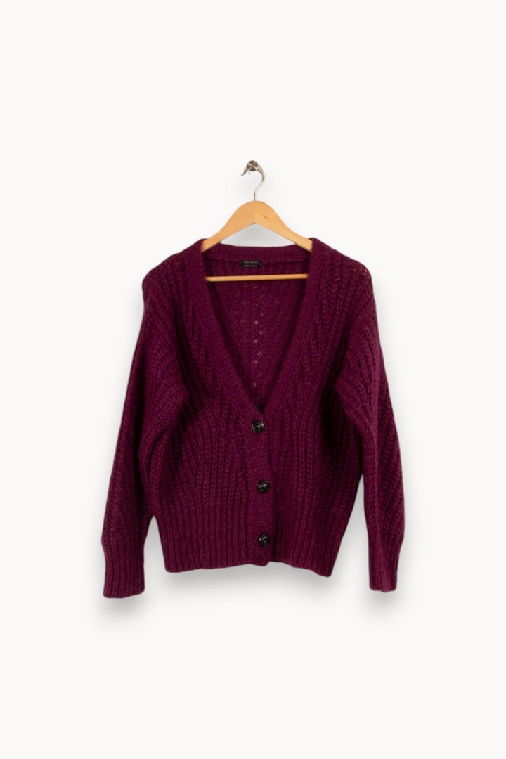 Cardigan violet - Taille M/38