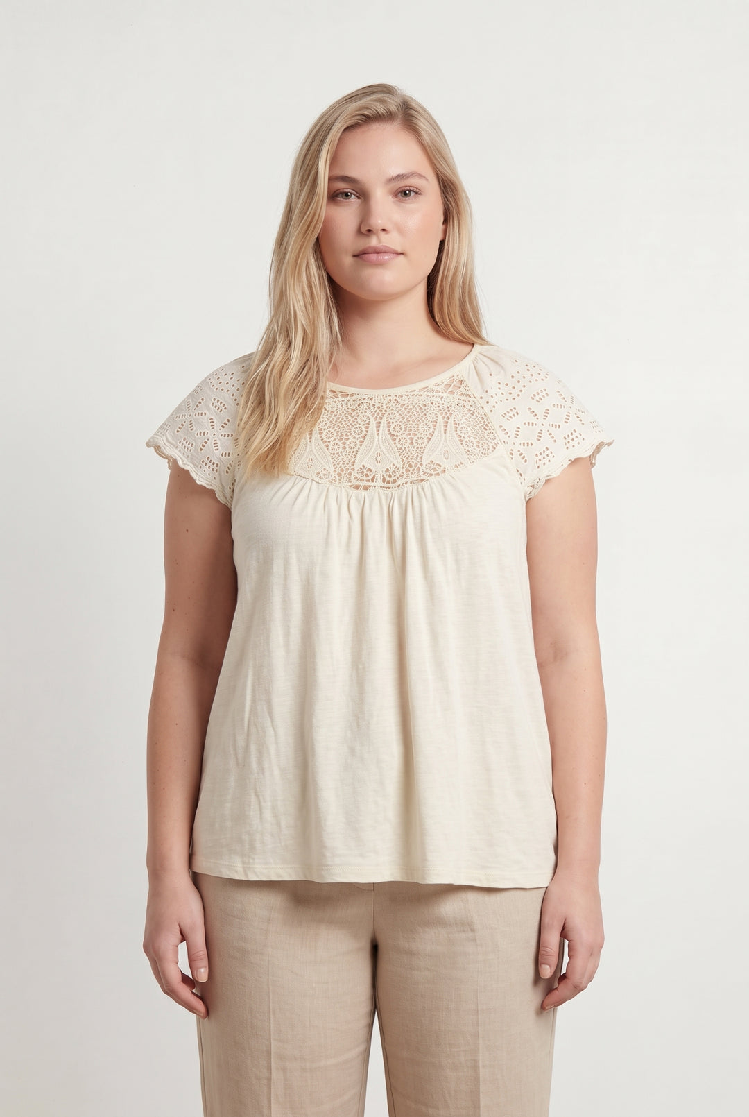 Blouse Jaune - Taille XL/42 de la marque Maison 123 | PARAD17215 - Vendu par Paradigme - Image 1