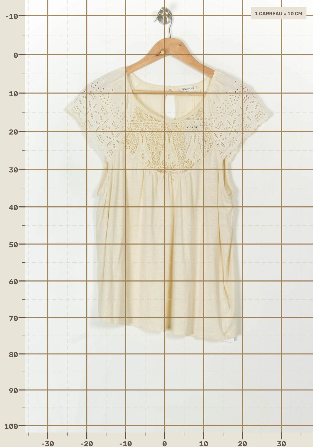 Blouse Jaune - Taille XL/42 de la marque Maison 123 | PARAD17215 - Vendu par Paradigme - Image 4