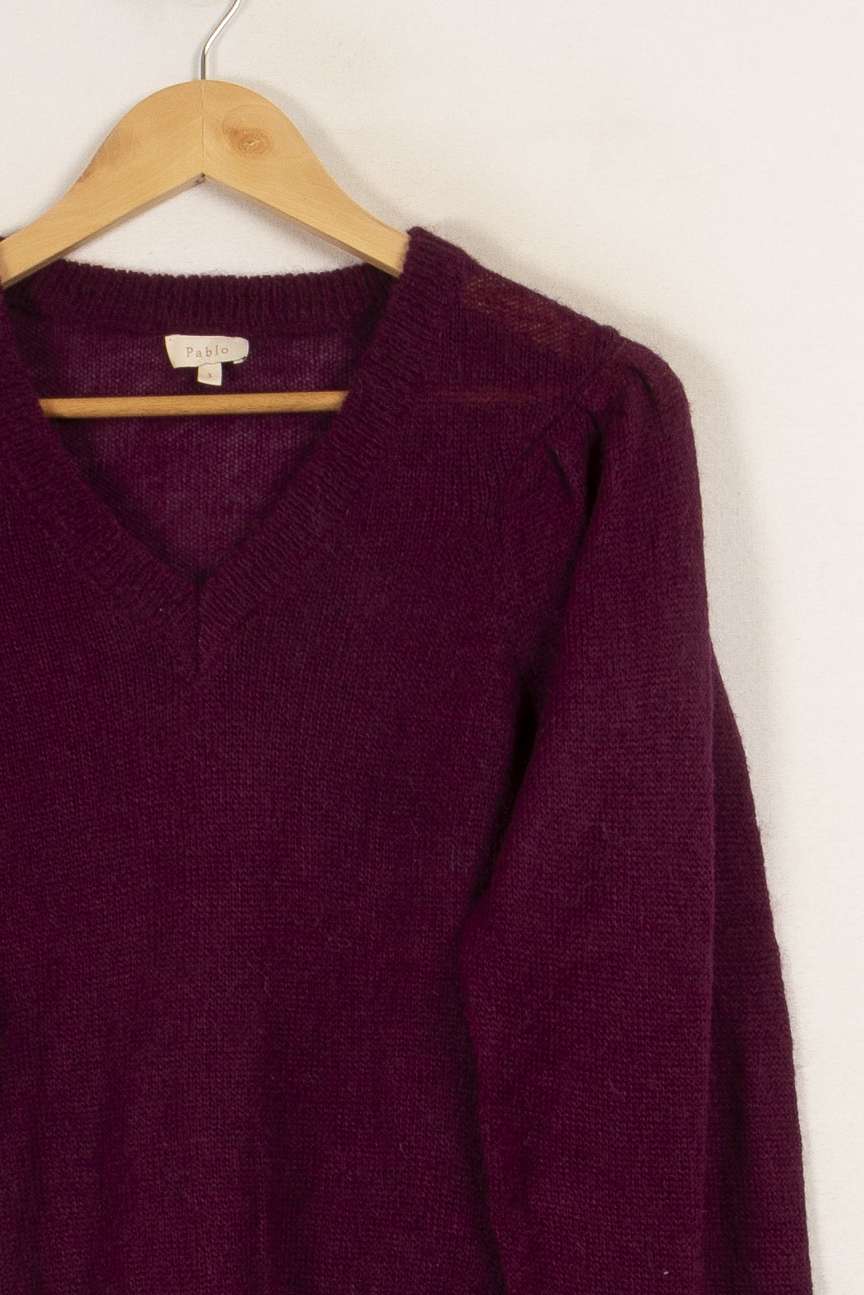 Pull en maille violet - Taille L/40