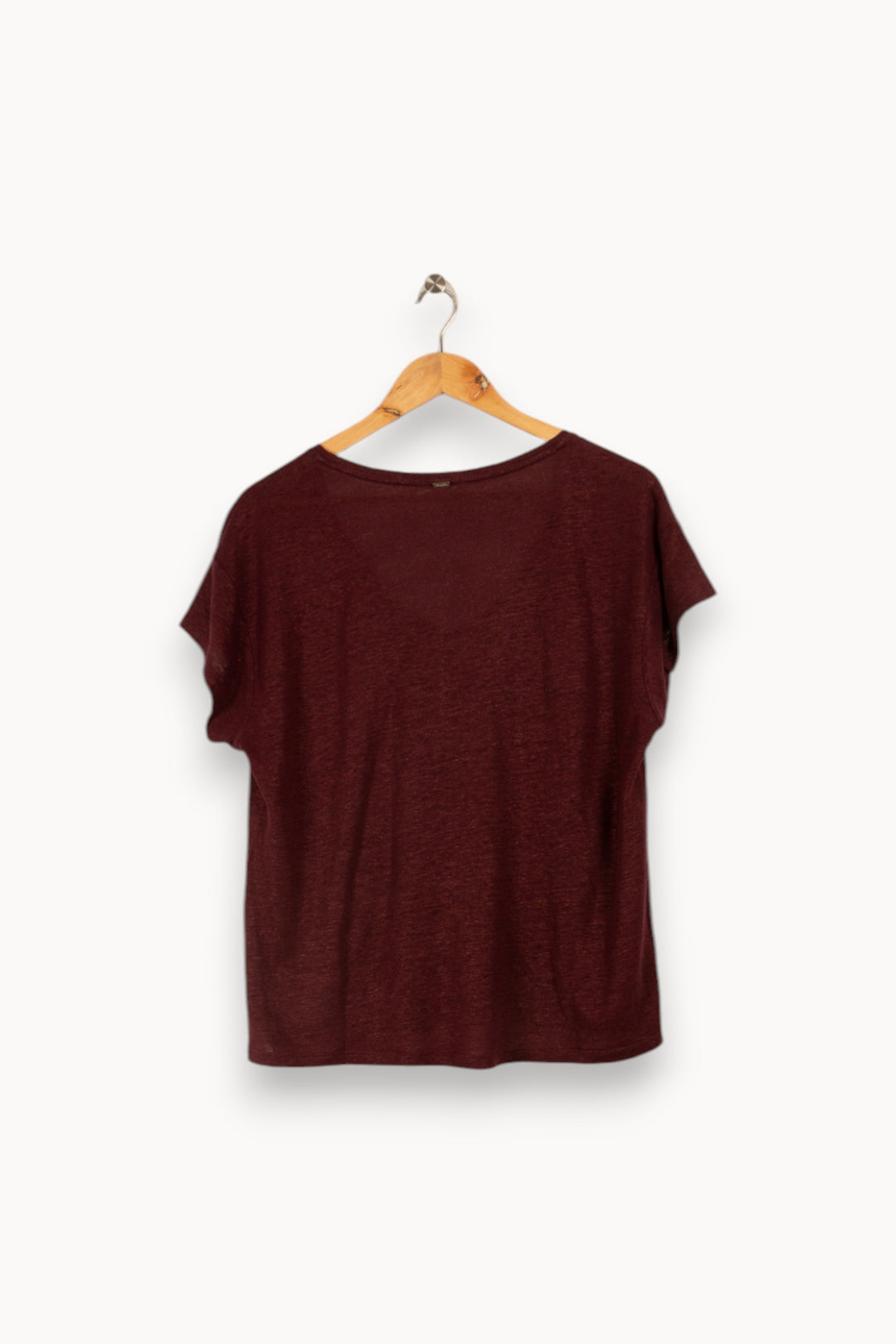 T-shirt bordeaux - Taille L/40