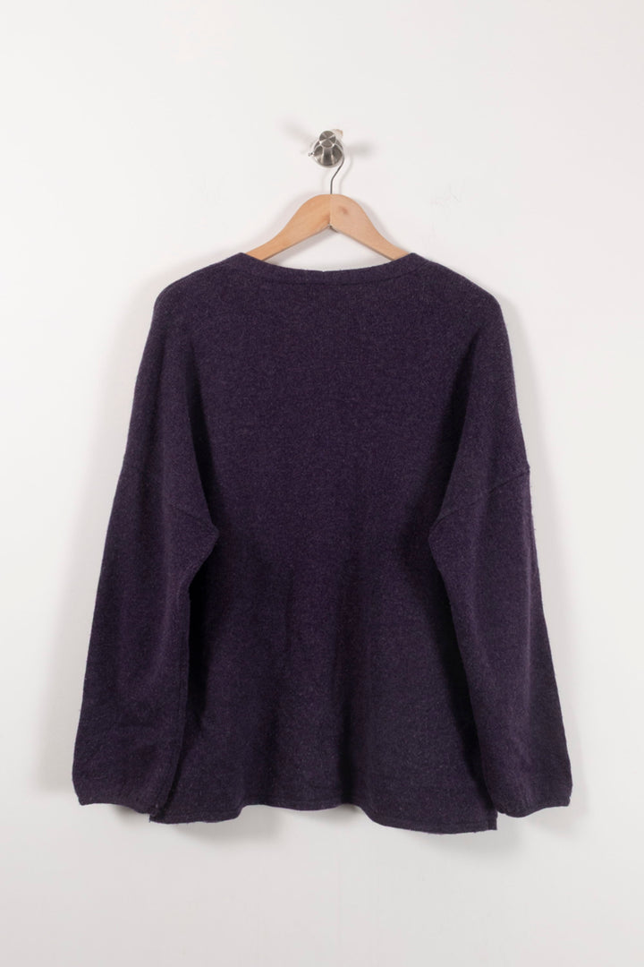 Cardigan Violet - Taille L/40 de la marque Des petits hauts | PARAD17243 - Vendu par Paradigme - Image 4