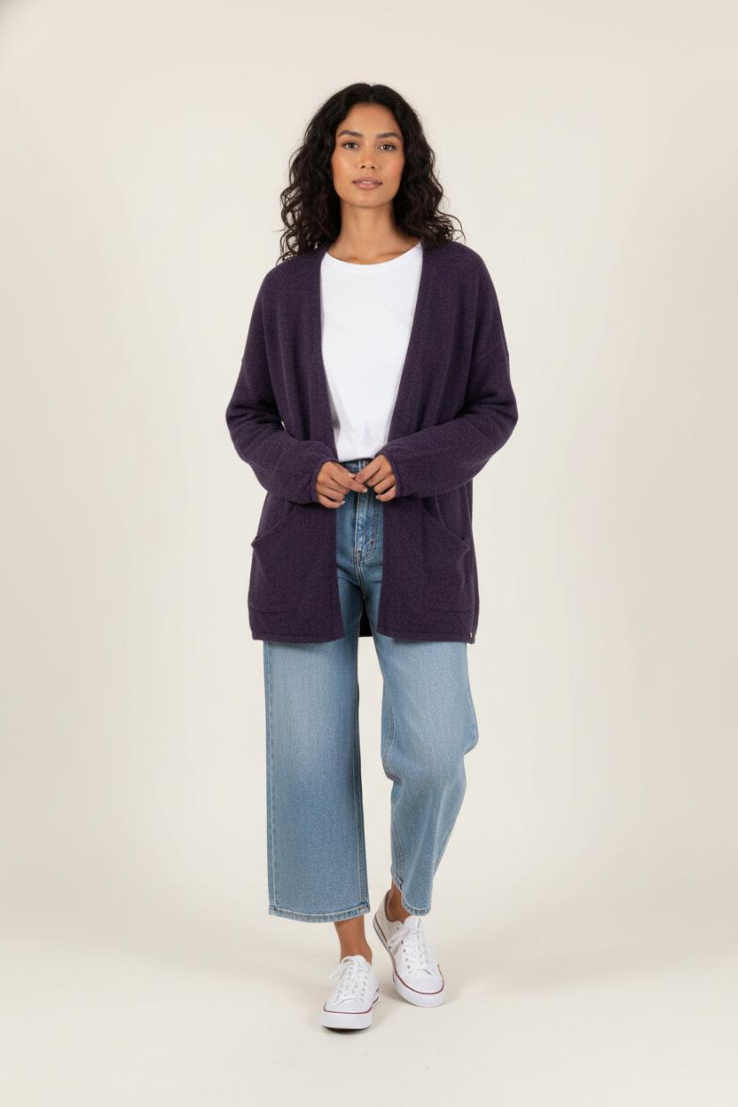 Cardigan Violet - Taille L/40 de la marque Des petits hauts | PARAD17243 - Vendu par Paradigme - Image 1
