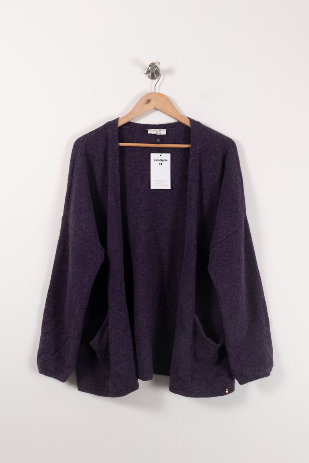 Cardigan Violet - Taille L/40 de la marque Des petits hauts | PARAD17243 - Vendu par Paradigme - Image 2