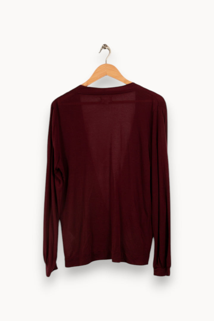 Blouse bordeaux - Taille L/40