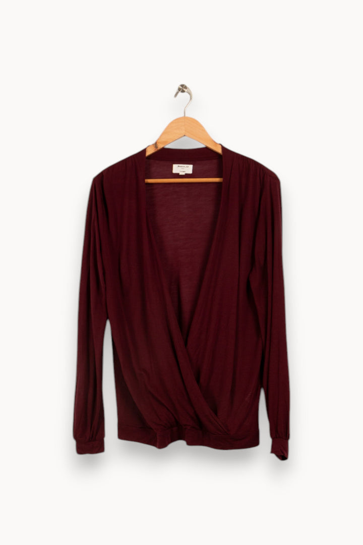 Blouse bordeaux - Taille L/40