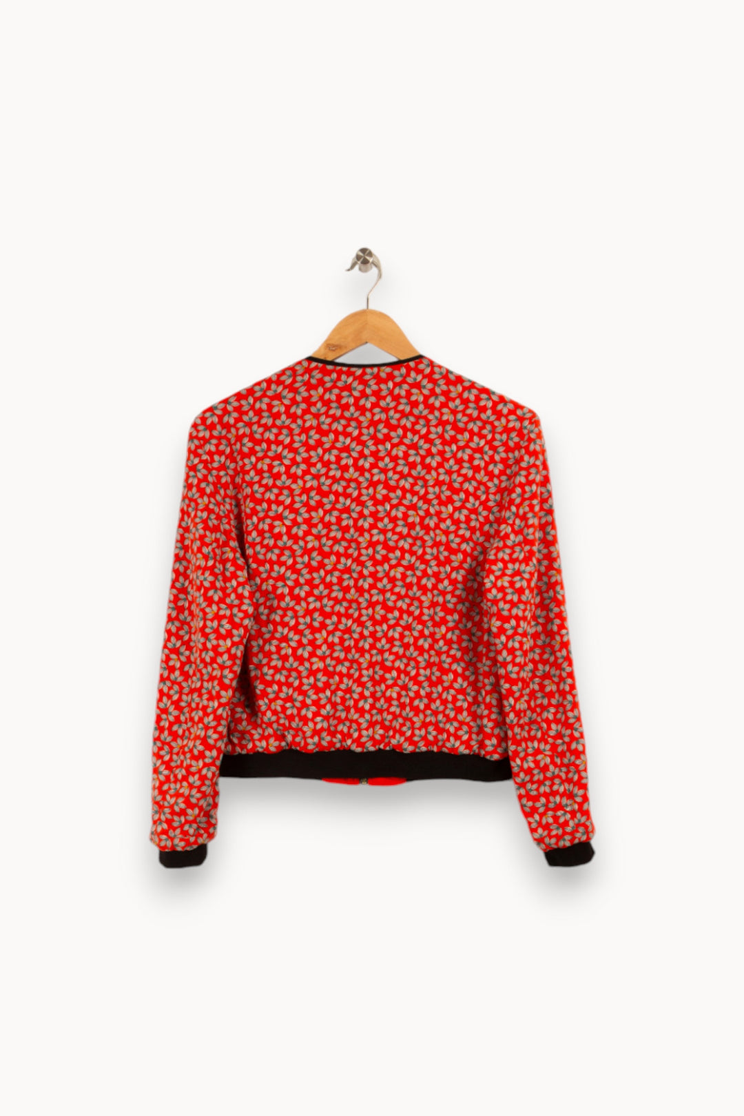 Veste rouge à motifs - Taille S/36