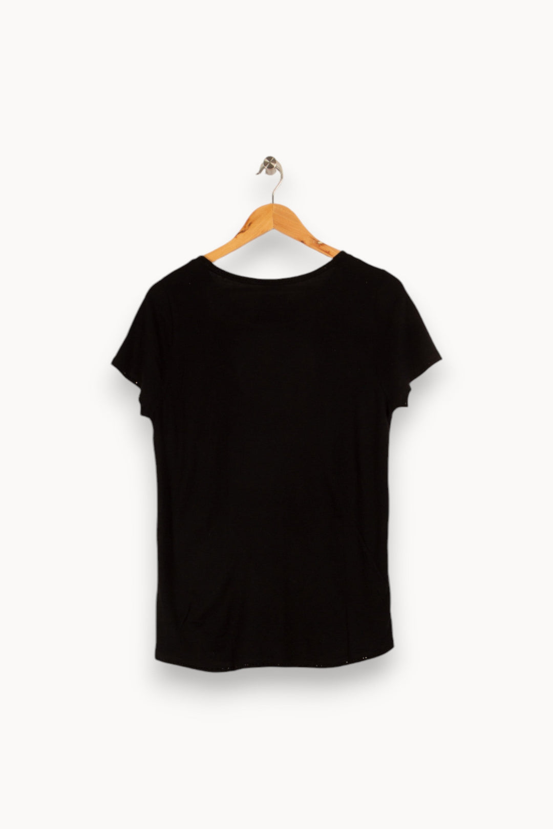 T-shirt noir avec strass - Taille M/38