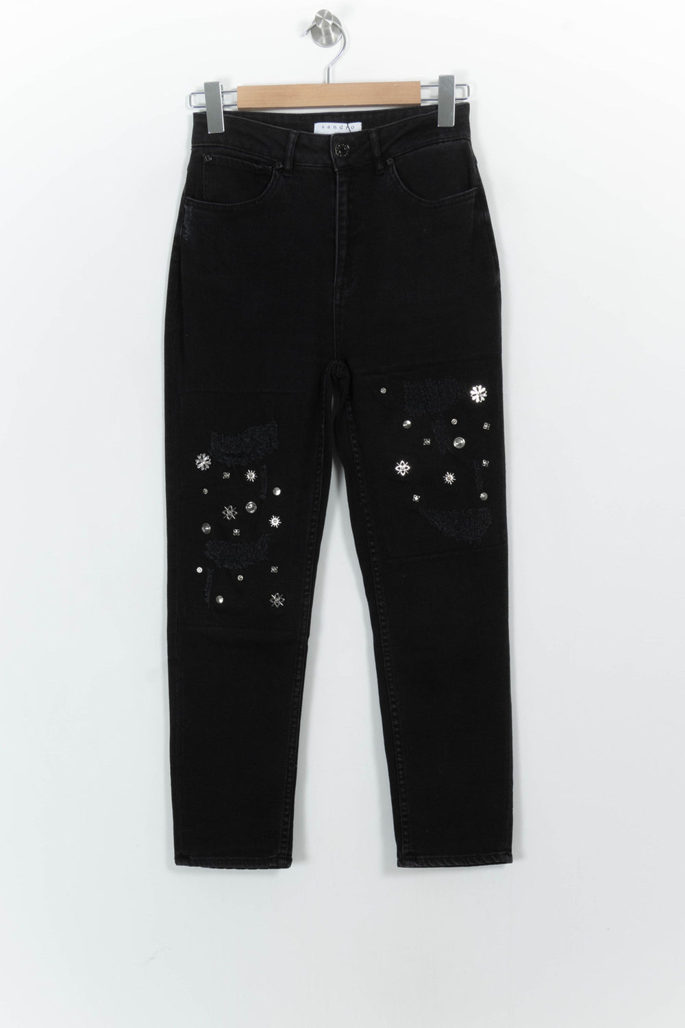 Jean Noir - Taille S/36 de la marque Sandro | PARAD17292 - Vendu par Paradigme - Image 2