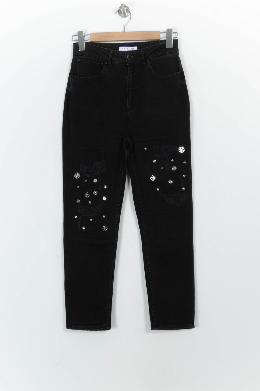 Jean Noir - Taille S/36 de la marque Sandro | PARAD17292 - Vendu par Paradigme - Image 2