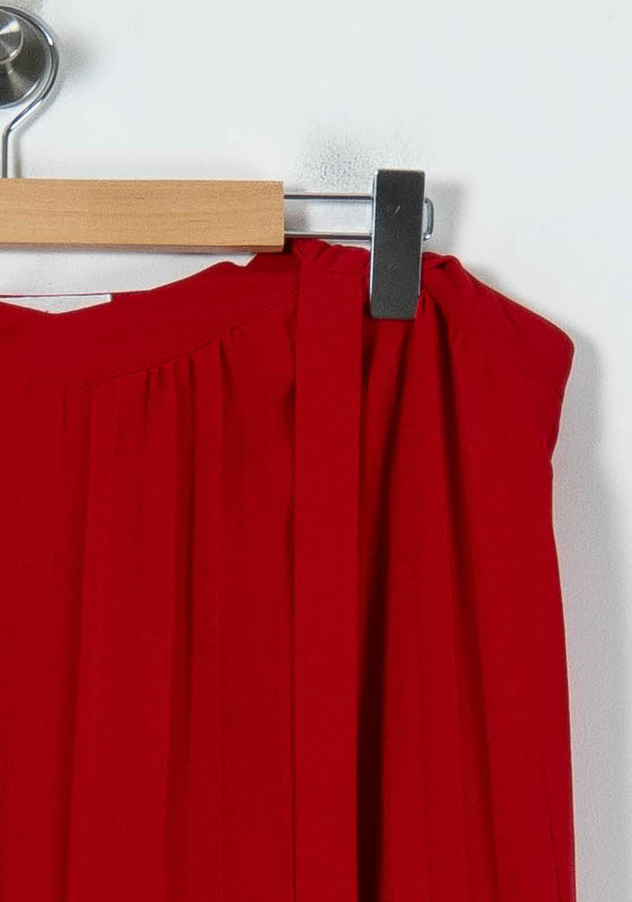 Jupe Plissée Rouge - Taille S/36 de la marque Grace & Mila | PARAD17369 - Vendu par Paradigme - Image 3