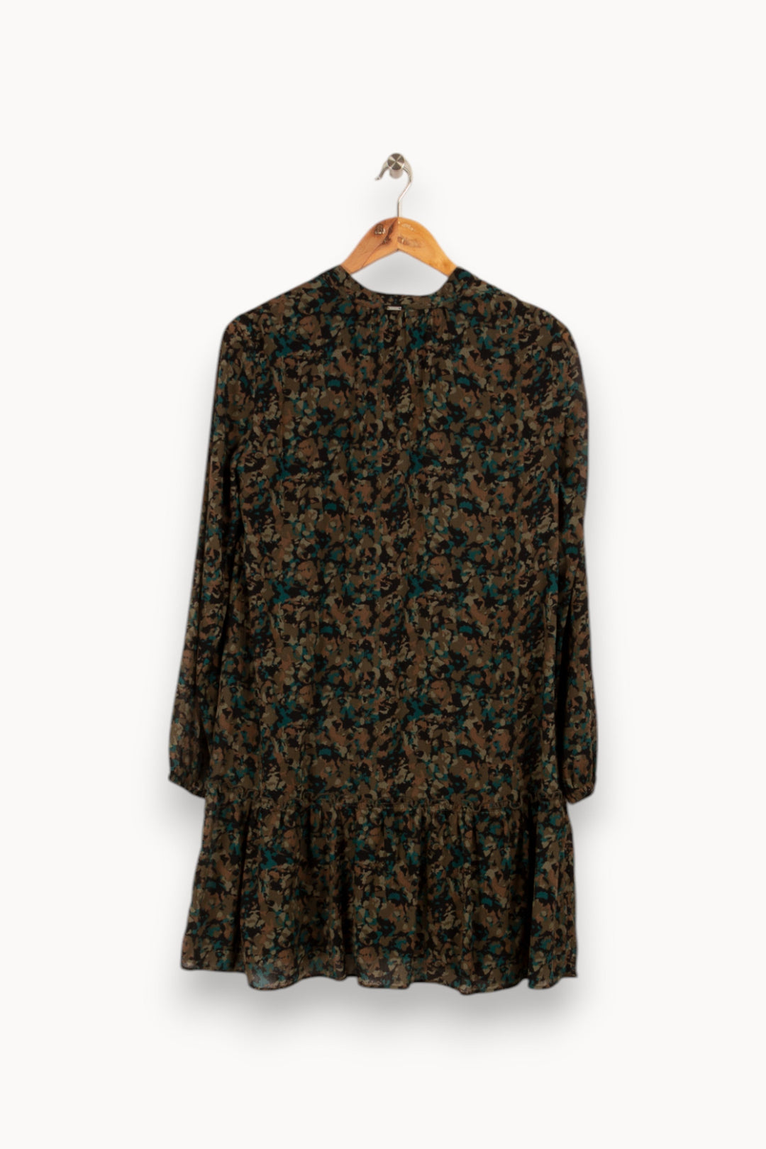 Robe verte à motifs - Taille S/36