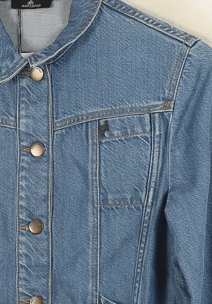 Veste en Jean Bleue - Taille S/36 de la marque One Step | PARAD17415 - Vendu par Paradigme - Image 3