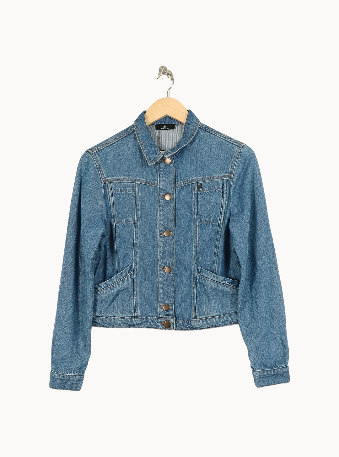 Veste en Jean Bleue - Taille S/36 de la marque One Step | PARAD17415 - Vendu par Paradigme - Image 2