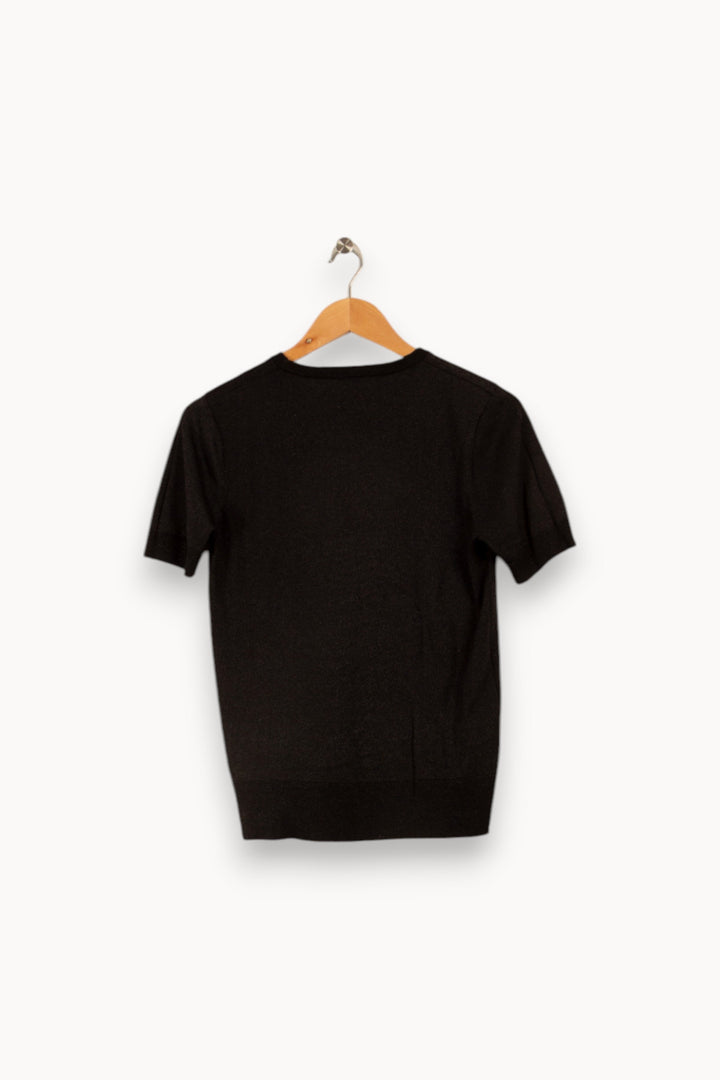 T-shirt épais noir brillant - Taille M/38