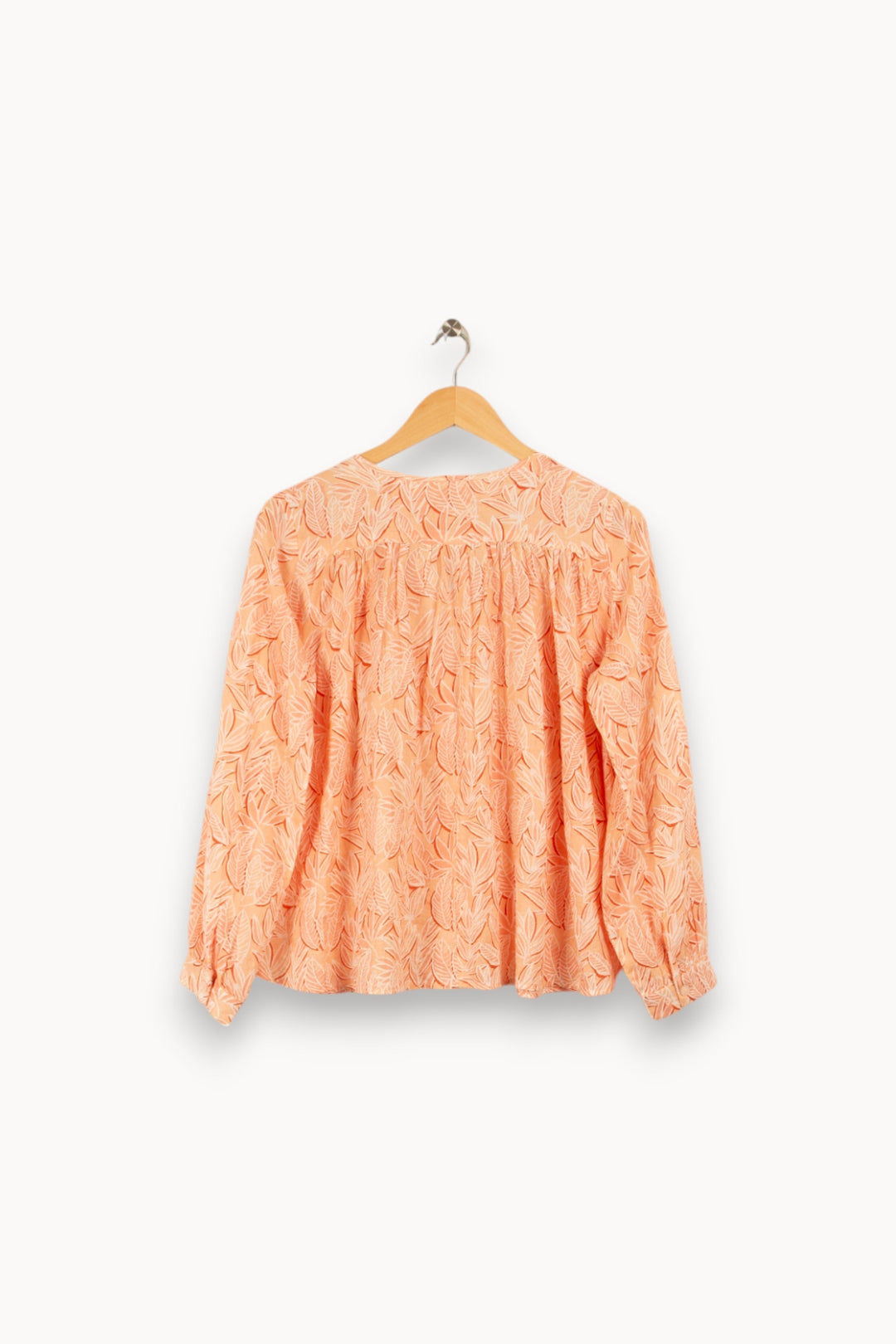 Blouse beige/rose - Taille XS/34