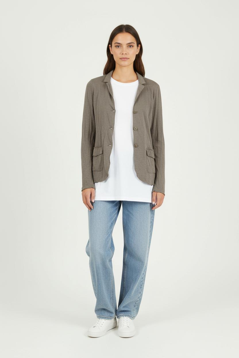 Veste Kaki - Taille S/36 de la marque Majestic Filatures | PARAD17448 - Vendu par Paradigme - Image 1