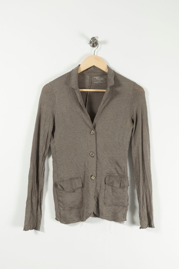 Veste Kaki - Taille S/36 de la marque Majestic Filatures | PARAD17448 - Vendu par Paradigme - Image 2