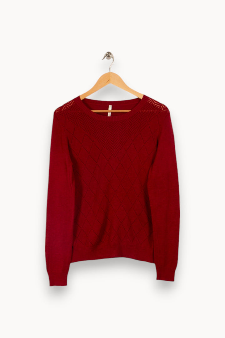 Sweat bordeaux - Taille L/40