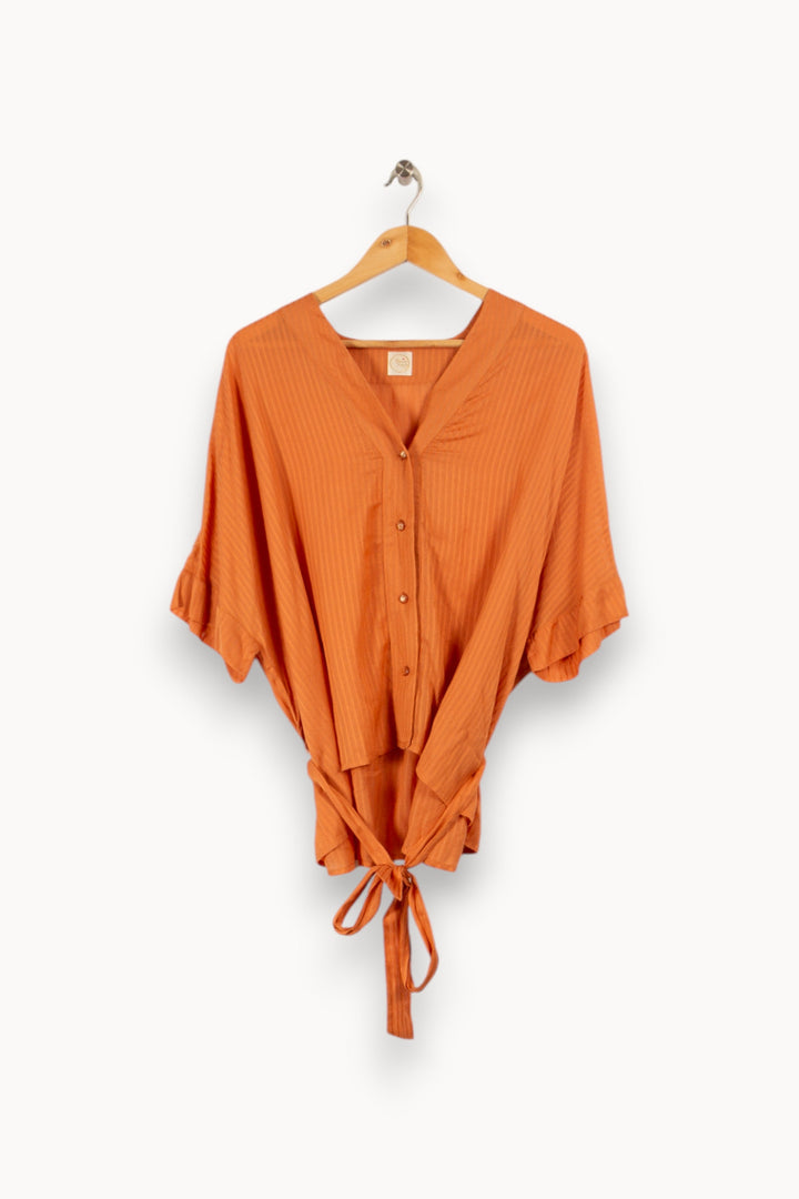 Blouse orange - Taille S/36