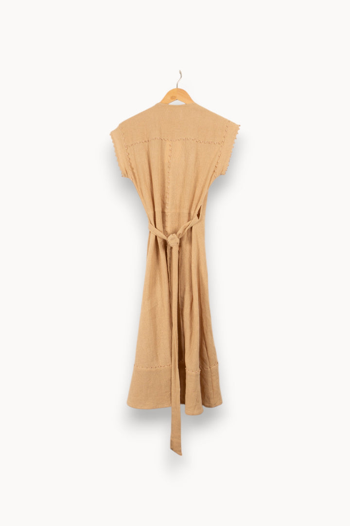 Robe épaisse beige - Taille S/36