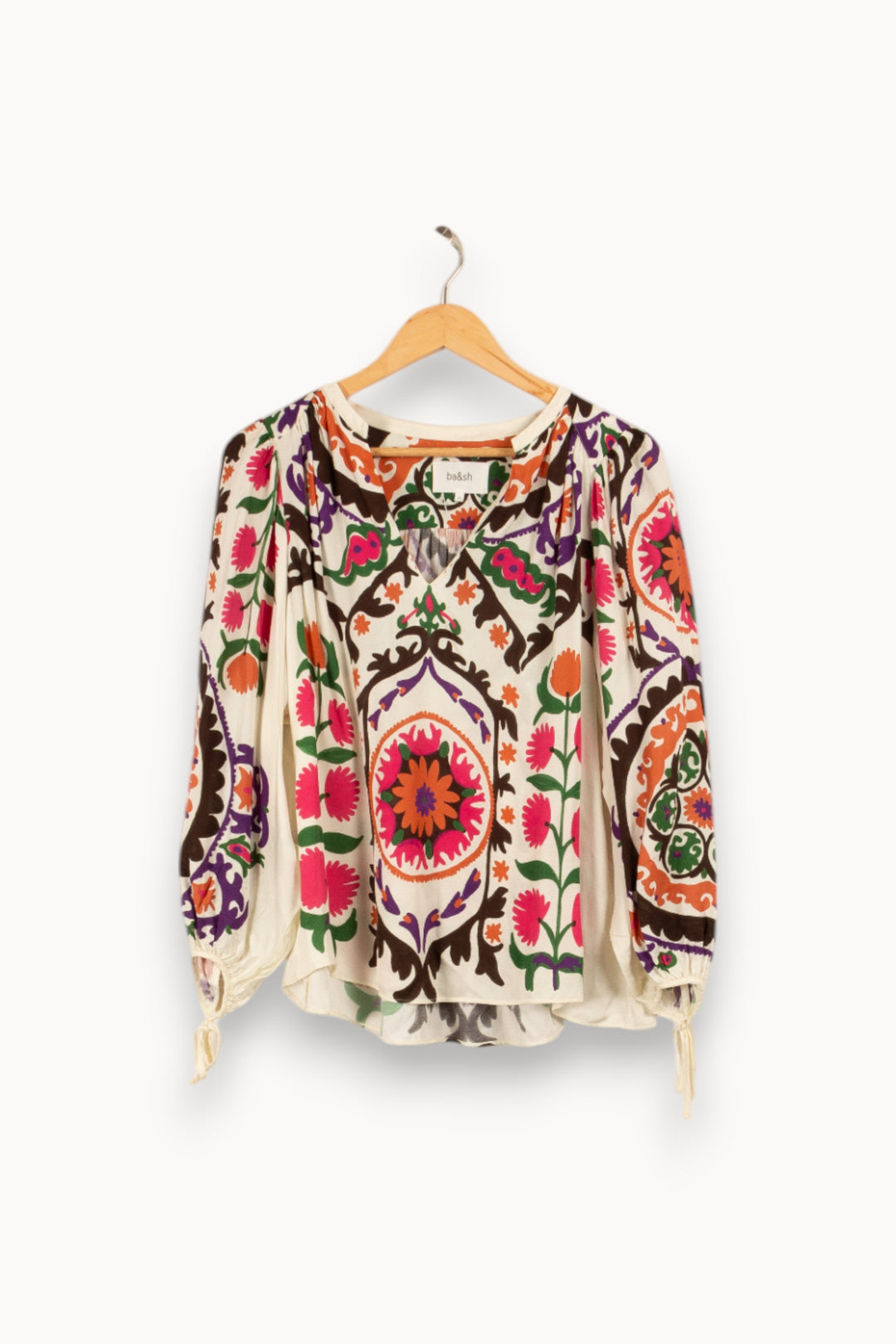 Blouse multicolore à motifs - Taille XS/34